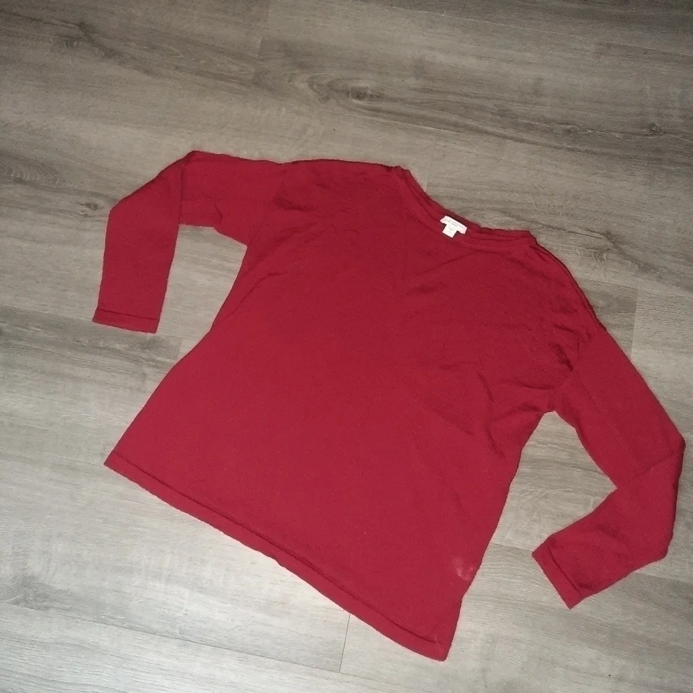 J. Jill Merino Wool Lightweight Crewneck Sweater